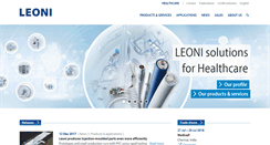 Desktop Screenshot of leoni-healthcare.com